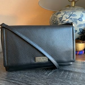 NWOT! Kate Spade Brynn Black Flap Crossbody